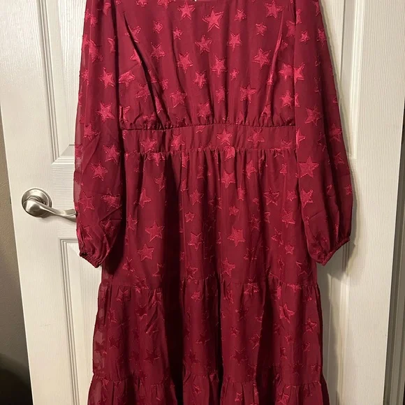 Torrid - Mini Clip Dot Chiffon Tiered Dress - Picture 2 of 4